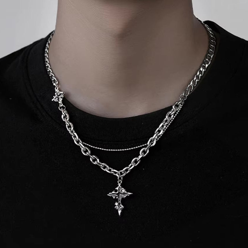 Flame Cross Chain