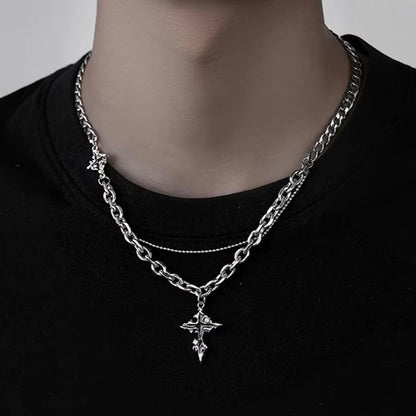 Flame Cross Chain