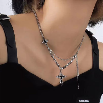 Flame Cross Chain