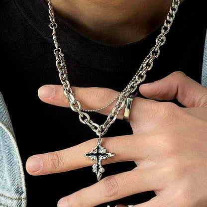 Flame Cross Chain