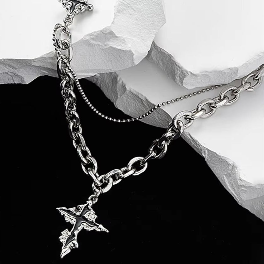 Flame Cross Chain