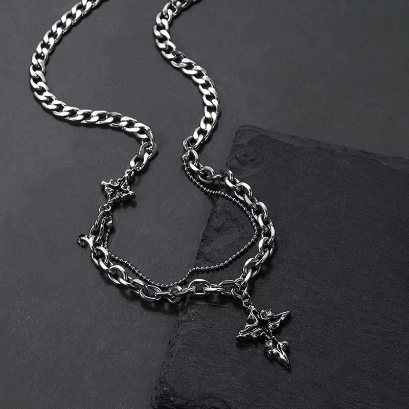 Flame Cross Chain