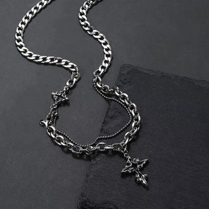 Flame Cross Chain