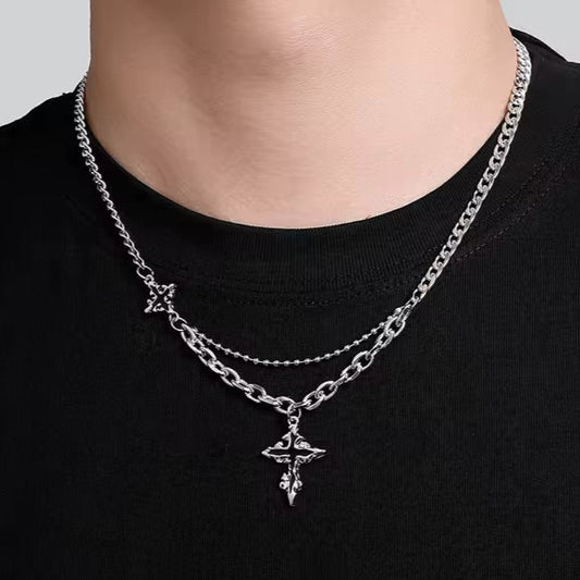 Flame Cross Chain